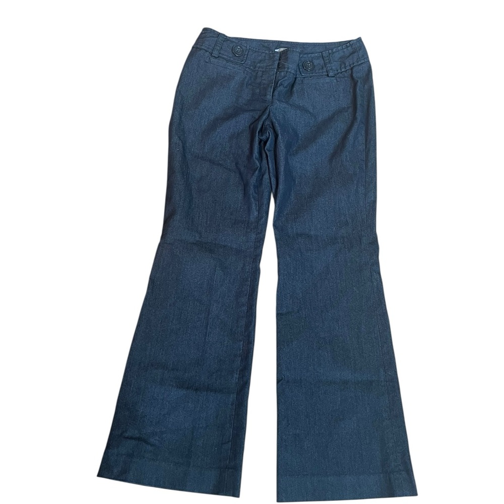 Ann Taylor Dark Blue Wide Leg Jeans